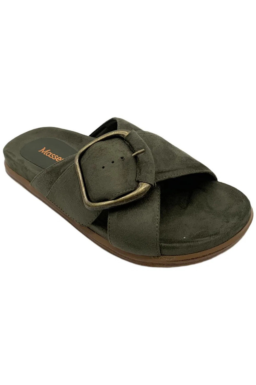 Masseys Women's Caitlyn Sandal Olive - Medium